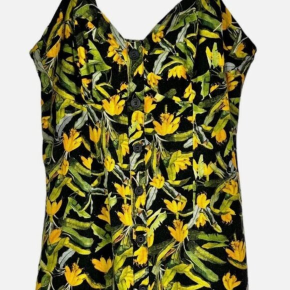 FARM Rio Linen Banana Sun Dress - Picture 1 of 3